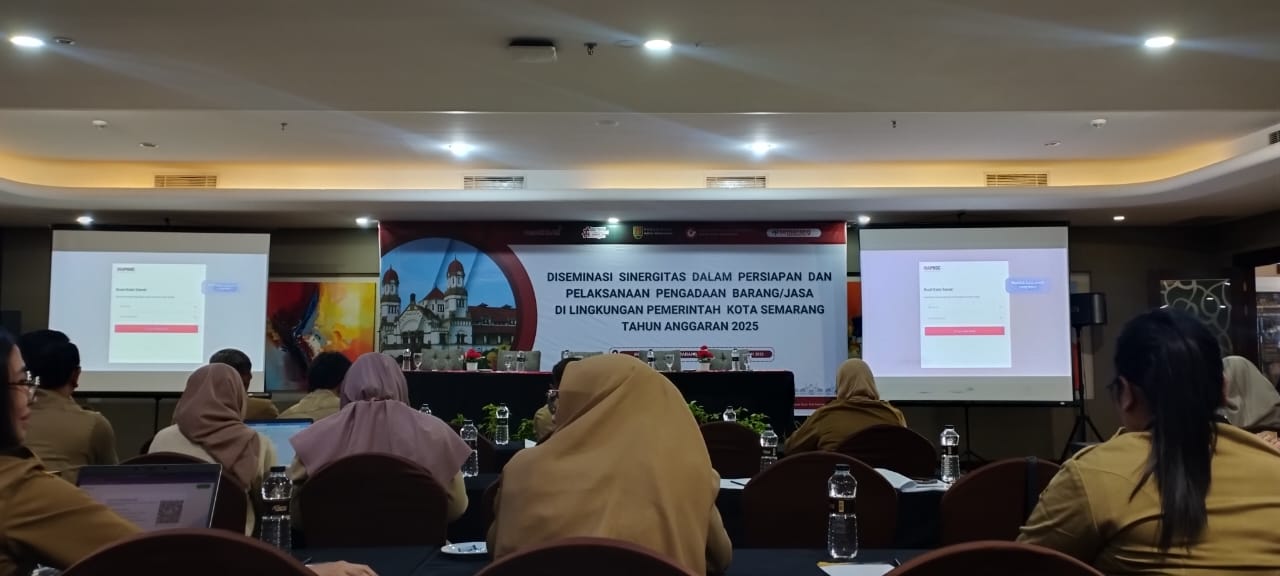 Diseminasi Sinergitas Persiapan dan Pelaksanaan Pengadaan Barang/Jasa